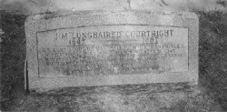 Jim Courtright's grave