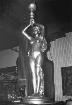 Golden Goddess statue