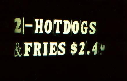 hotdogs and fries
