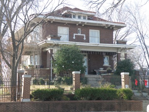 The George B. Monnig House c1910 at 115 W Broadway Avenue.  