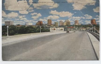 Skyline from Jacksboro Highway ,Fort Worth